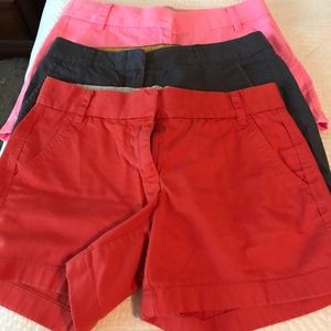 J crew chino shorts bundle